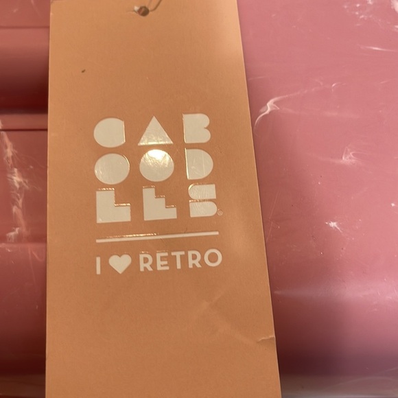 CABOODLES make up cosmetics storage bin carrying case pink swirl - Picture 5 of 8